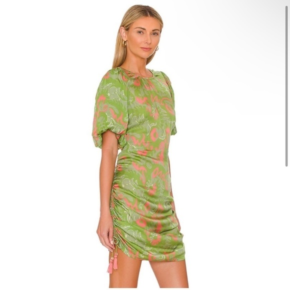 🔥 NWT 🔥 CLEOBELLA Revolve Kamila Mini Dress in Abstract Print Size XS 💕 - Picture 4 of 14